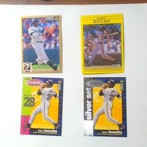 4 Barry Bond cards